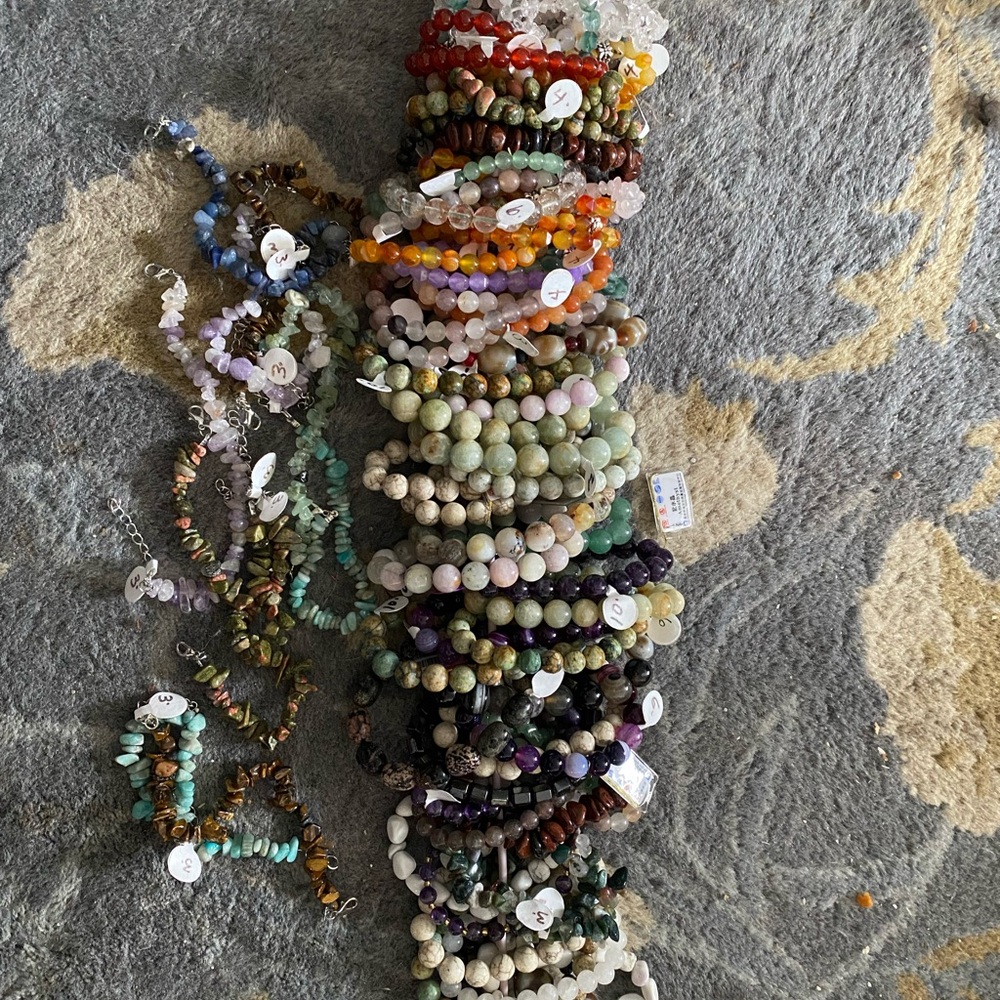 Many Beaded Bracelets Collection